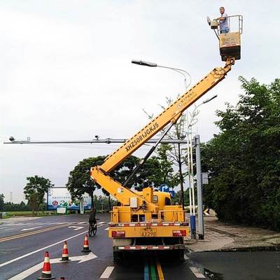 成华区27米登高车租赁 新都区路灯车出租 30米直臂式升降机租赁