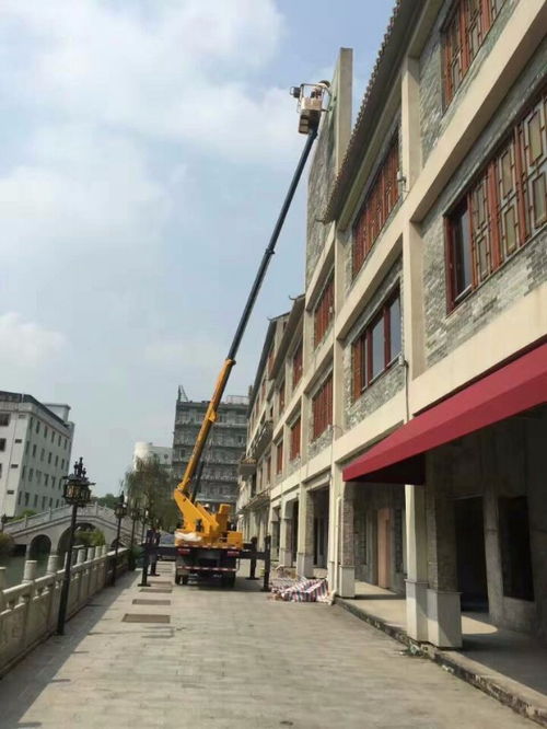 广州高空车出租服务 涵盖路灯安装、监控维修、工厂安装及建筑高空作业
